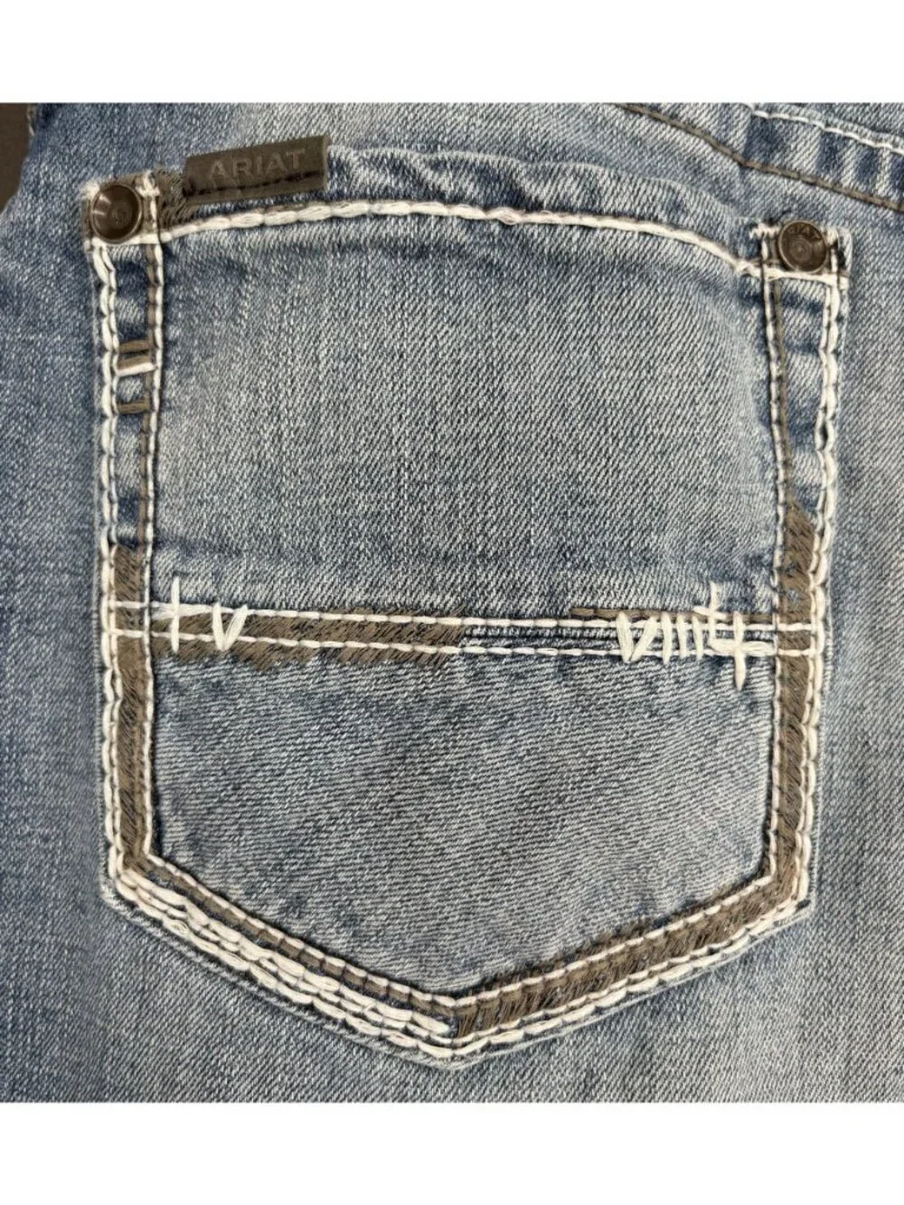 Ariat Mens M2 Relaxed Stirling Stretch Bootcut Jeans 38x32 Shasta Western Cowboy